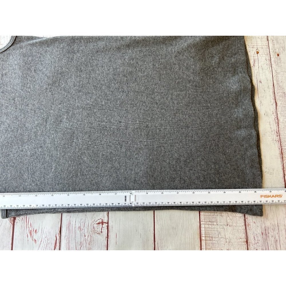 J. Crew Gray Sequin Trim Ribbed Tank Top Size Large - Picture 10 of 10